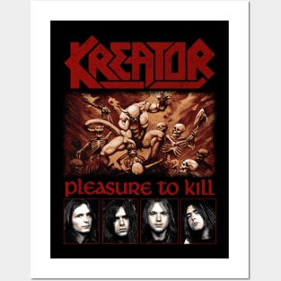 Kreator : Pleasure To Kill Posters and Art